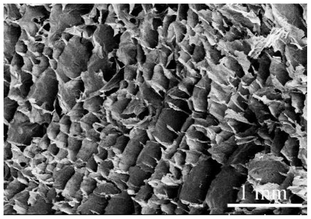 Flexible gas-retardant gas gel, its preparation method and application