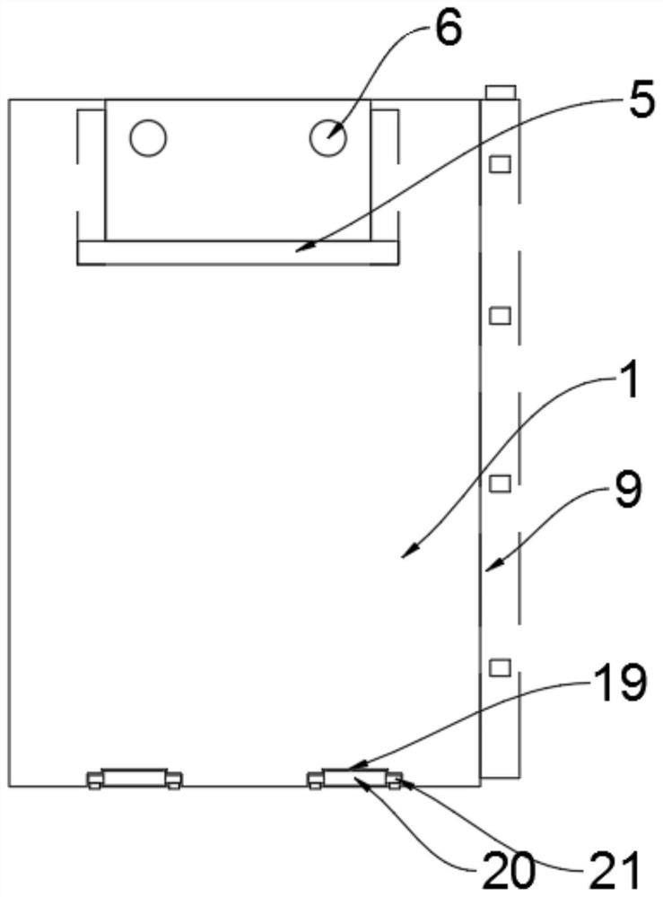 Aluminum decorative cabinet convenient to install