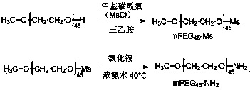 Polyesteramide and polyethyleneglycol periodic copolymer and preparation method thereof