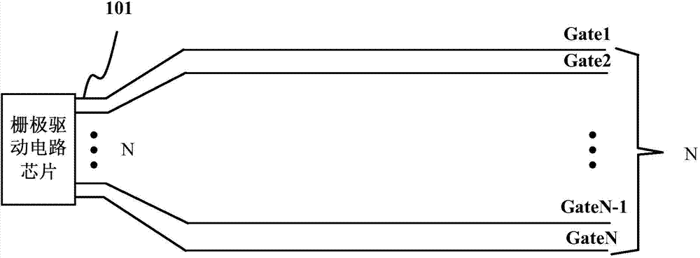 Grid electrode driving circuit and display device