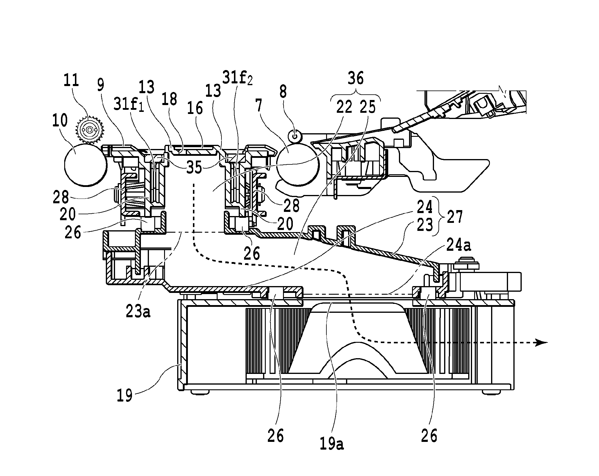 Printing apparatus and platen