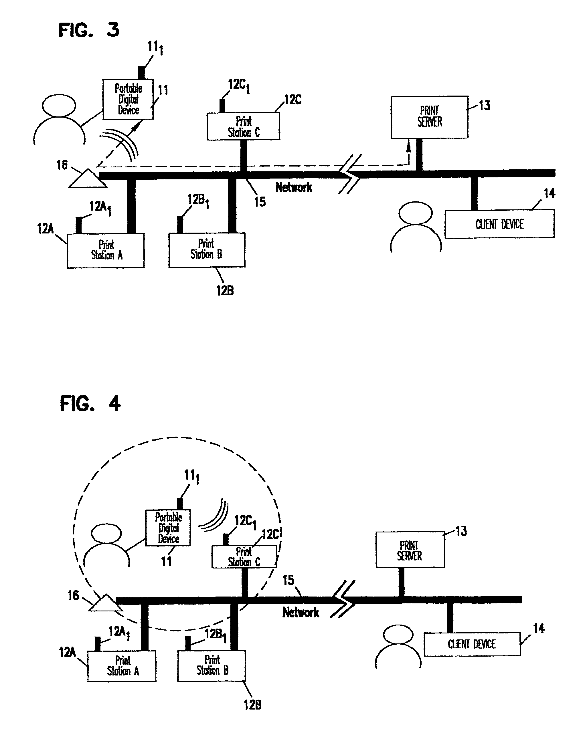 System and method of selectively Printing at remote printers via portable digital device