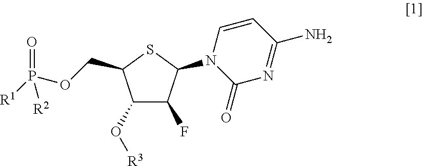 Thionucleoside derivative or salt thereof, and pharmaceutical composition