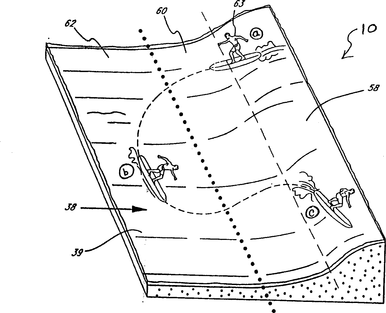 Mobile water ride having sluice slide-over cover