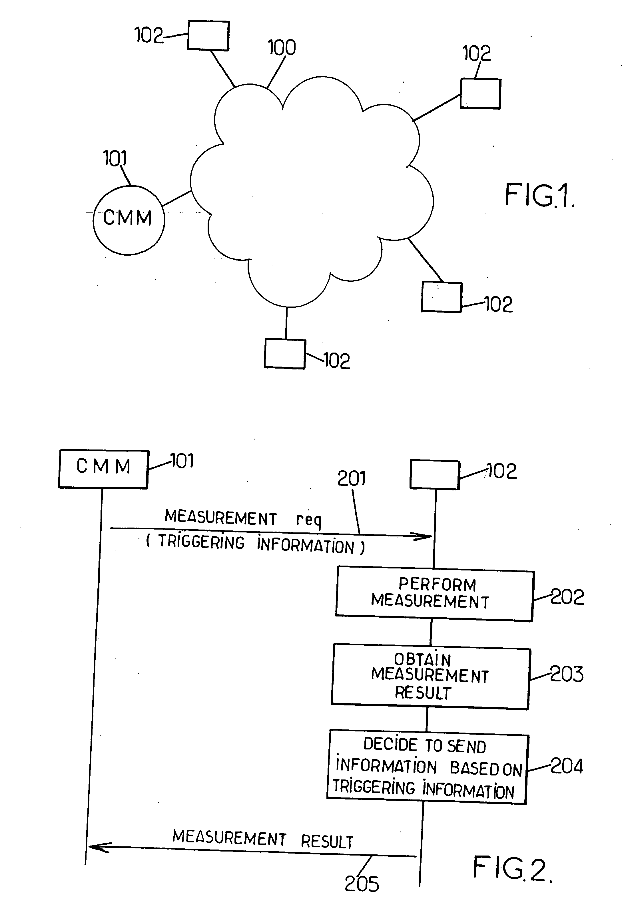 Method and device for managing signal measurements in a wireless network