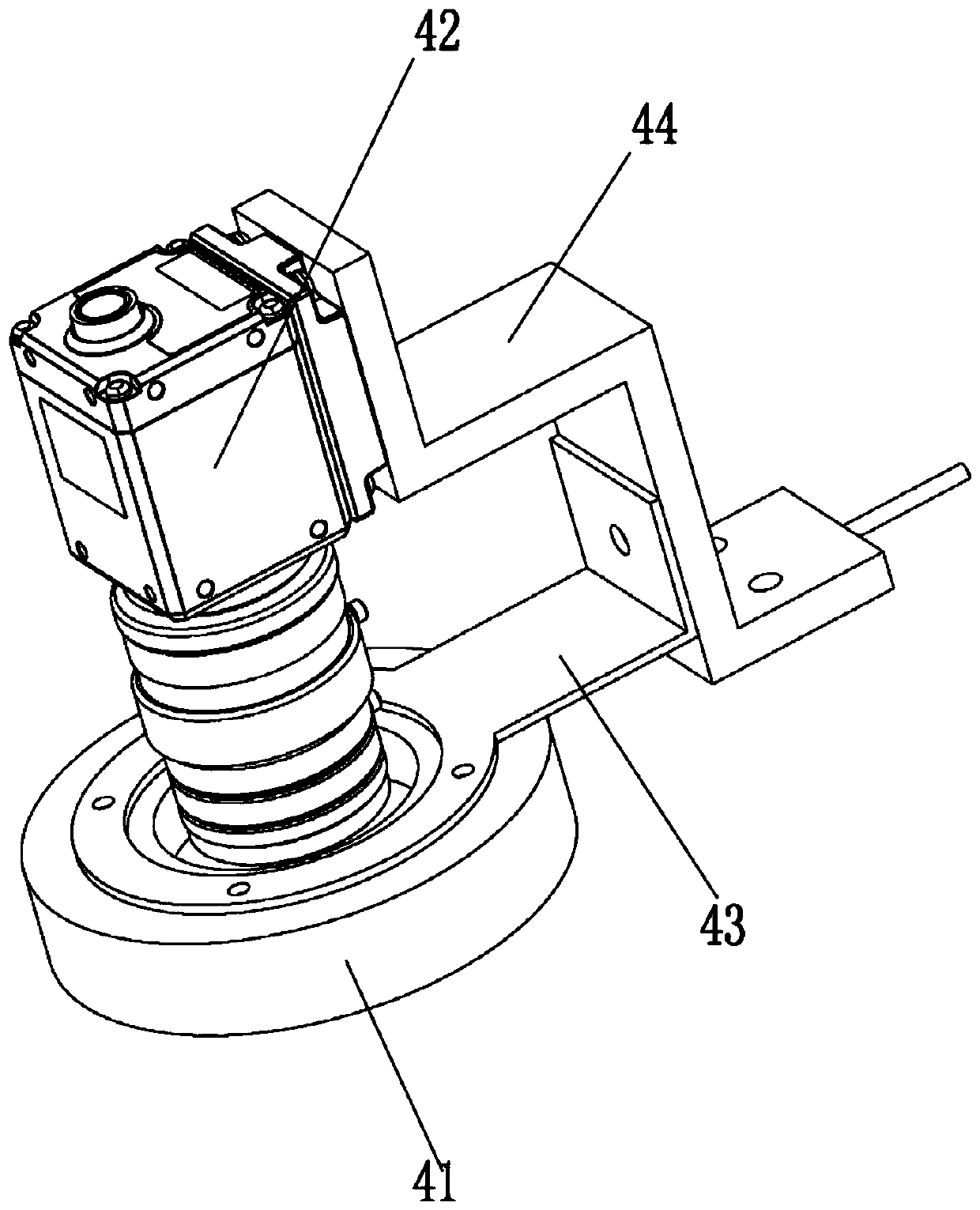 Capsule defect shot blasting full-inspection device