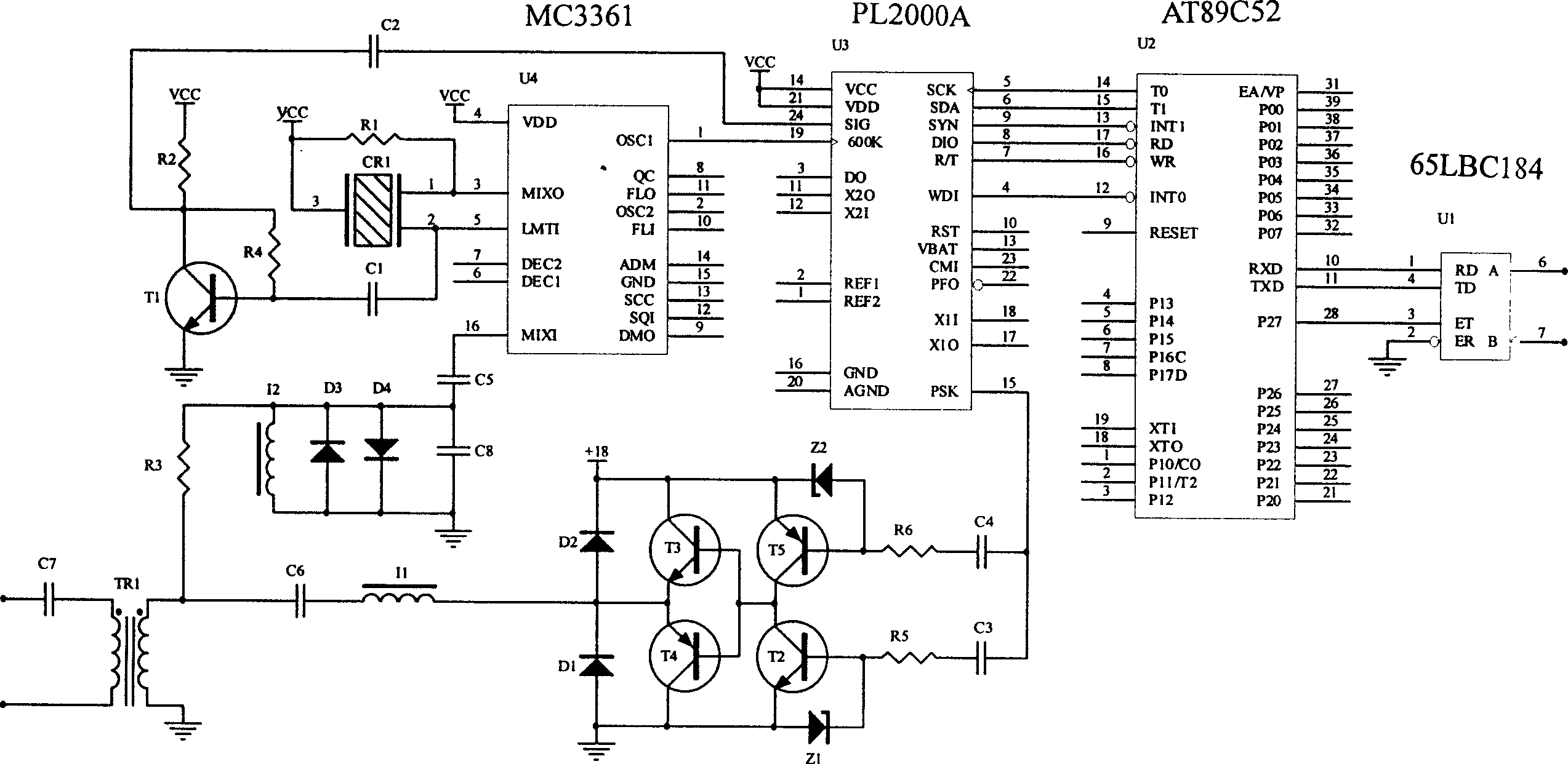 Communication method of remote meter transcribing system and communication conversion module used therefor