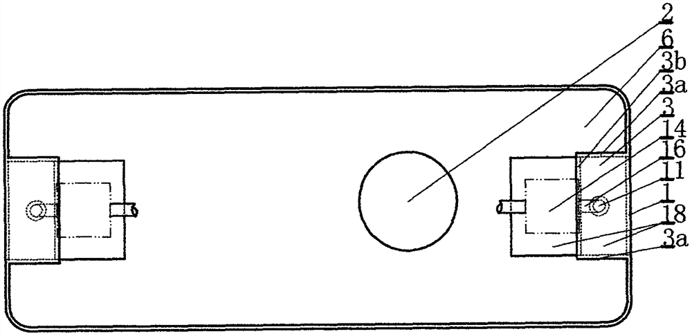 Water purifier with side concave vertical nozzle structure