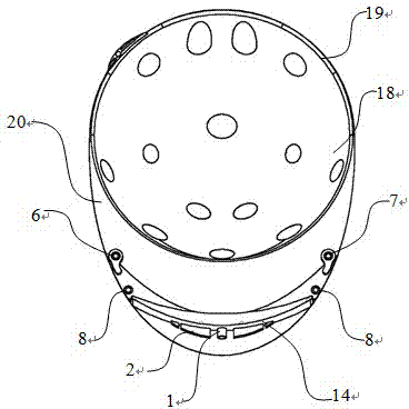 A hat with integrated 3D recognition and a 3D recognition method for the hat