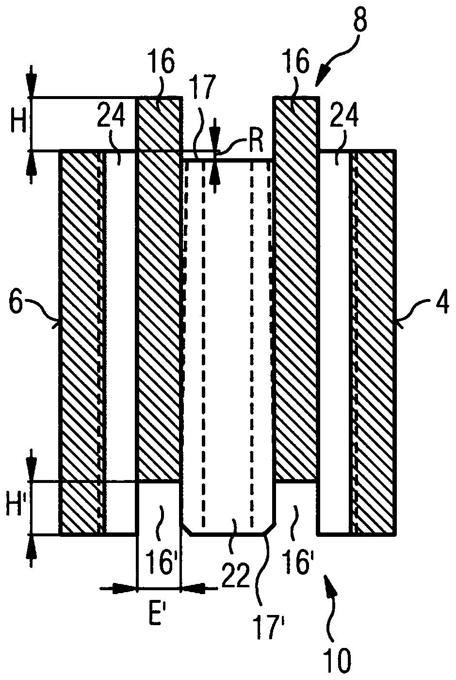 Block for dry construction