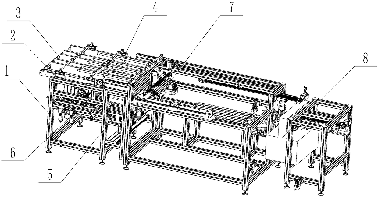 High-speed intelligent identification bag sorting machine