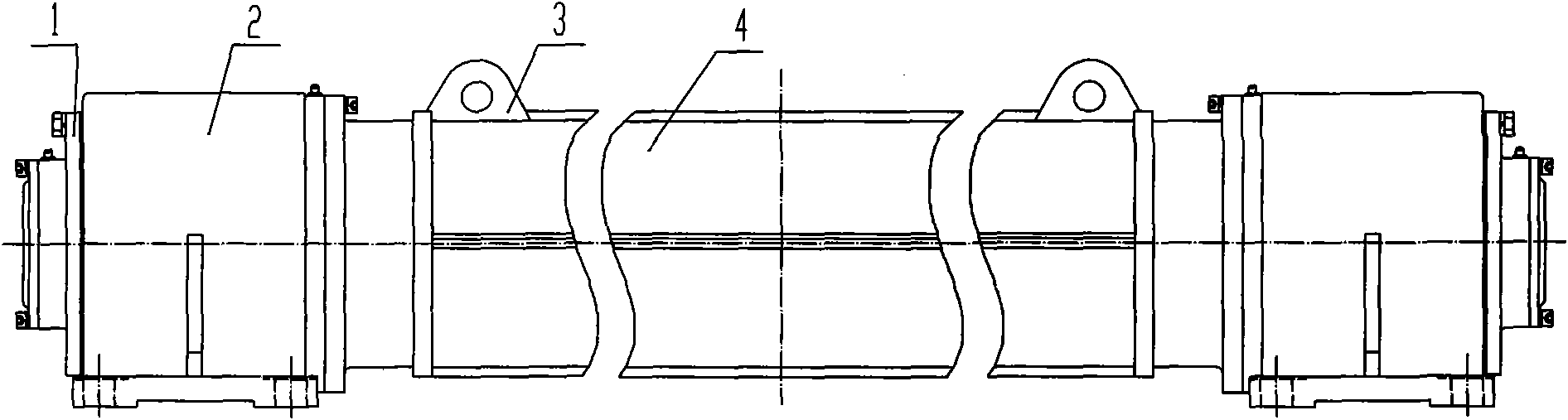 Three-joint three-phase asynchronous flame proof vibrating motor