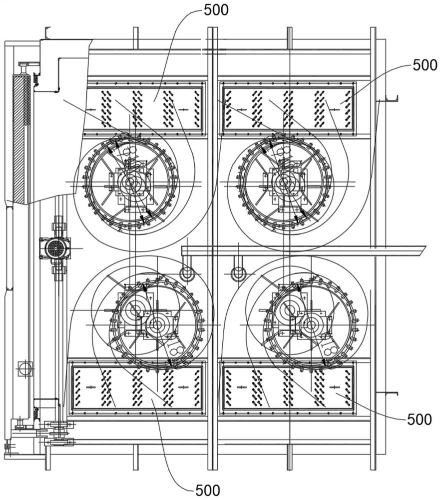 Wire rod coiled material annealing furnace