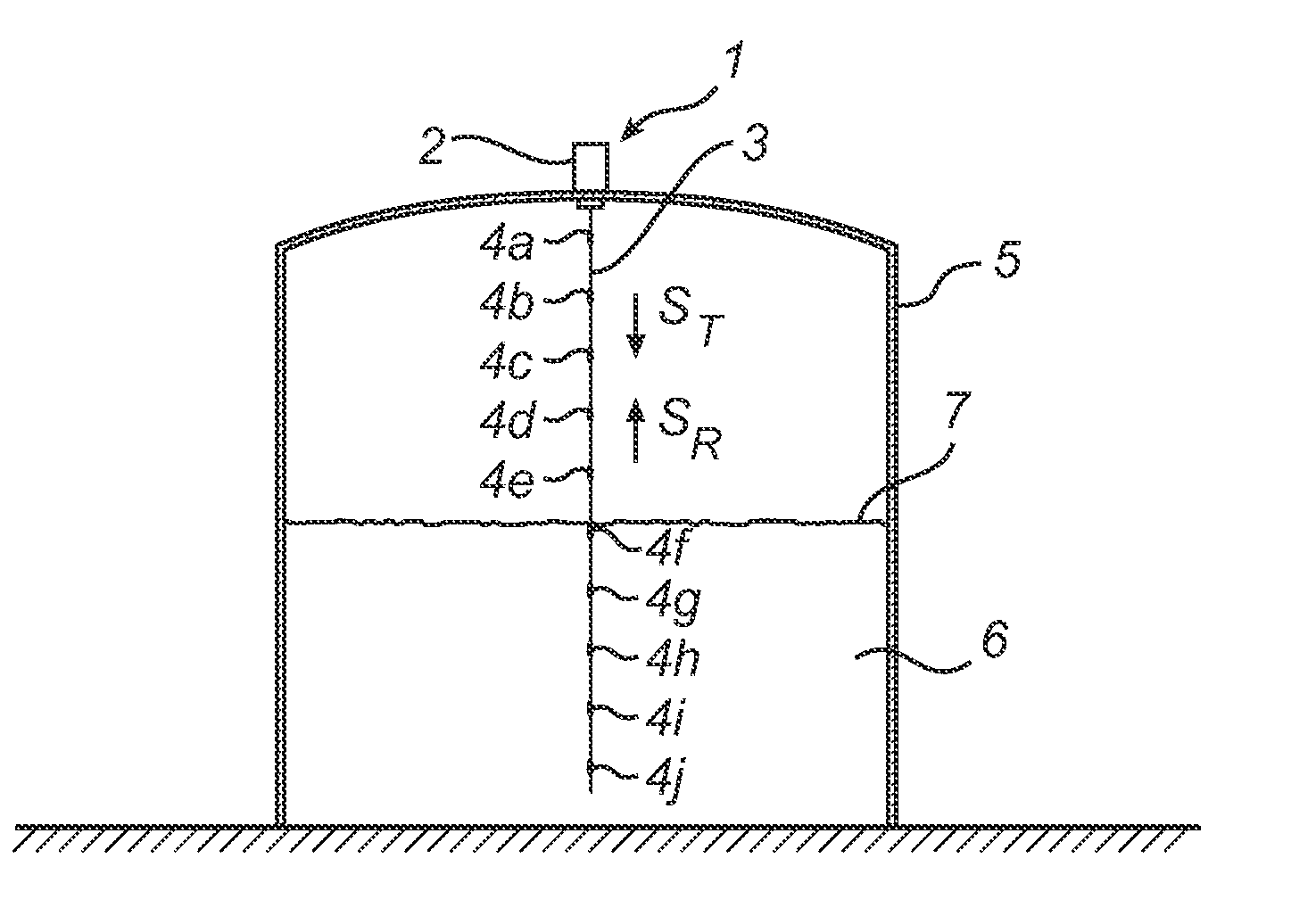 System and method for filling level determination