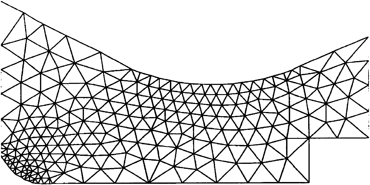 Dynamic flash flood simulation method based on irregular unstructured grid model