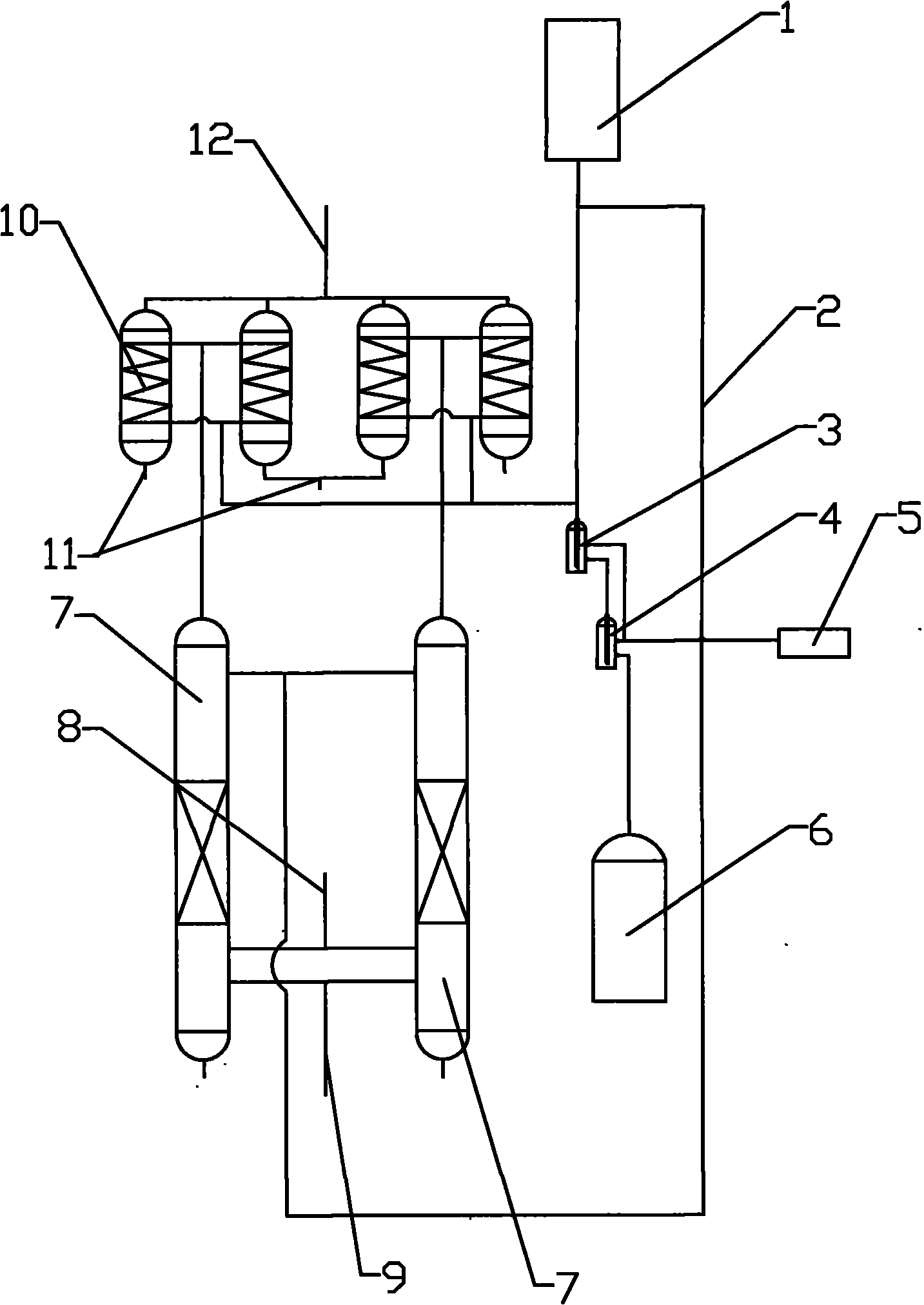 Method for purifying simple substance bromine from hydrobromic acid mother liquor