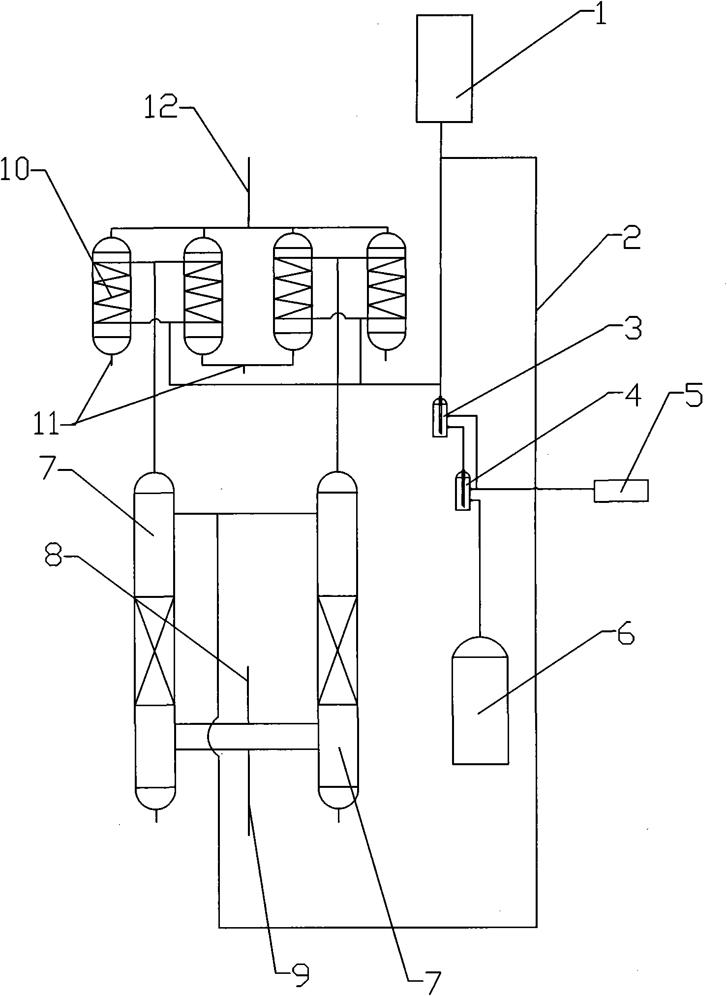 Method for purifying simple substance bromine from hydrobromic acid mother liquor