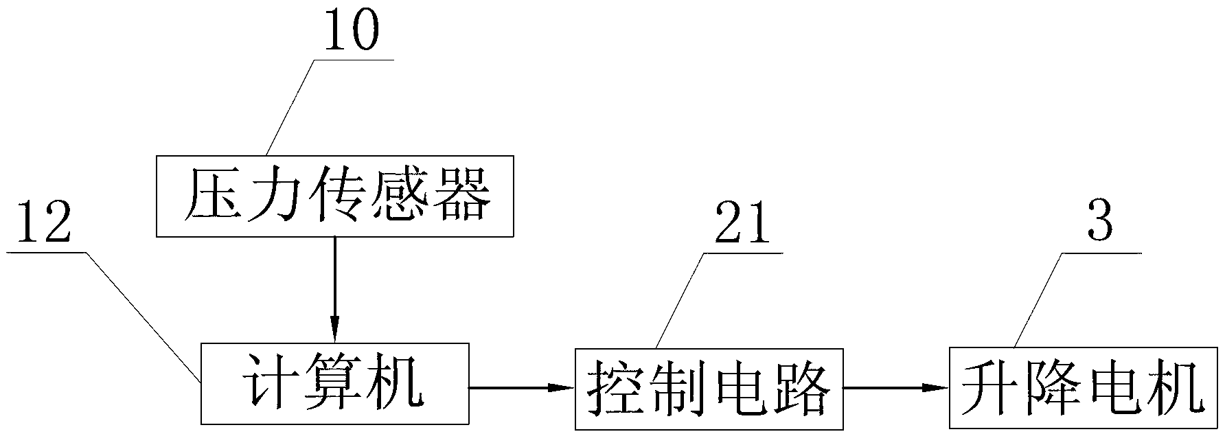 Lifting drawing gear for swimming training and training information collection