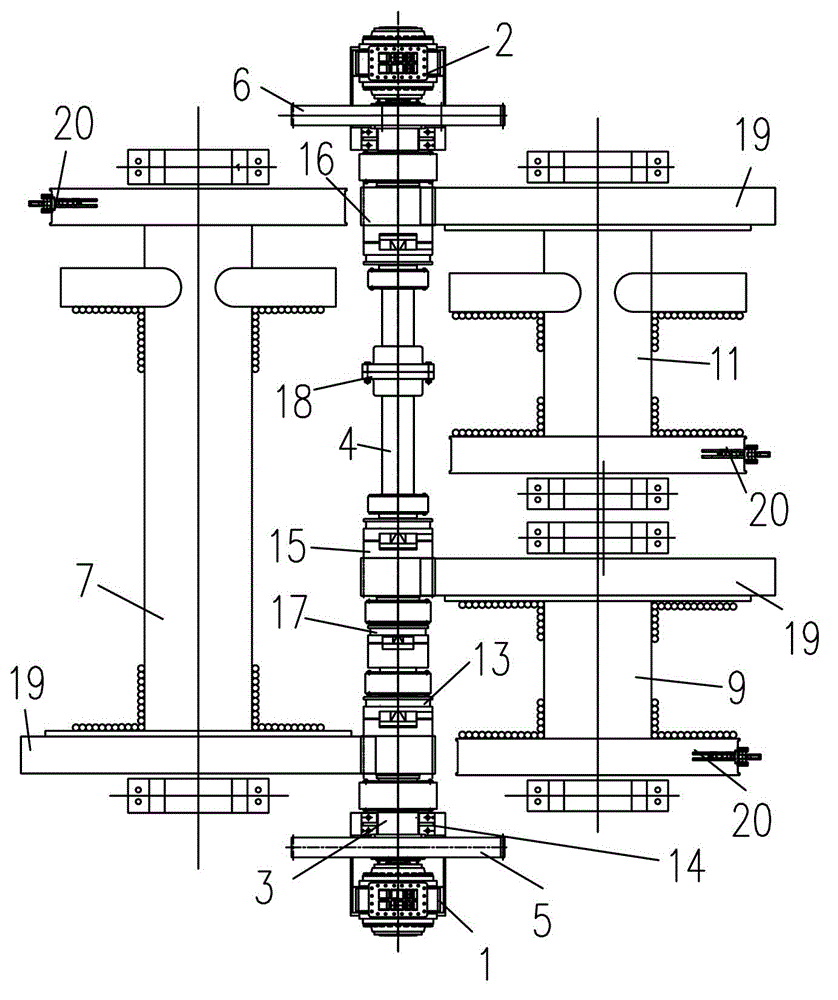 Towing engine and drive device thereof