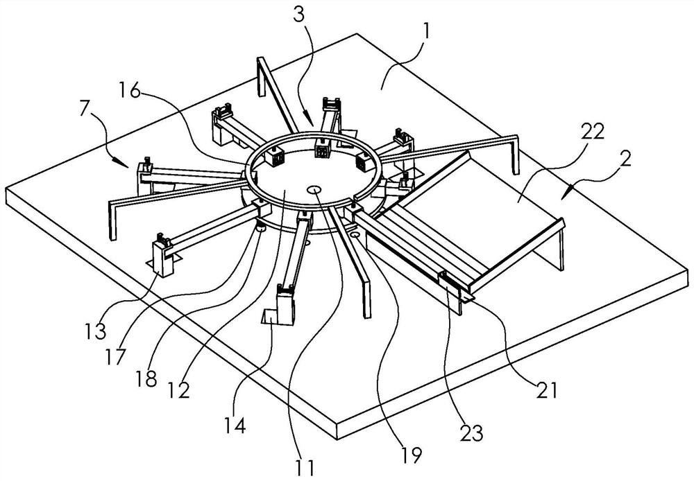 Section bar cutting device