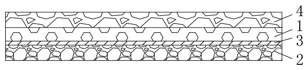 Comfortable high-breathability composite material and preparation method thereof