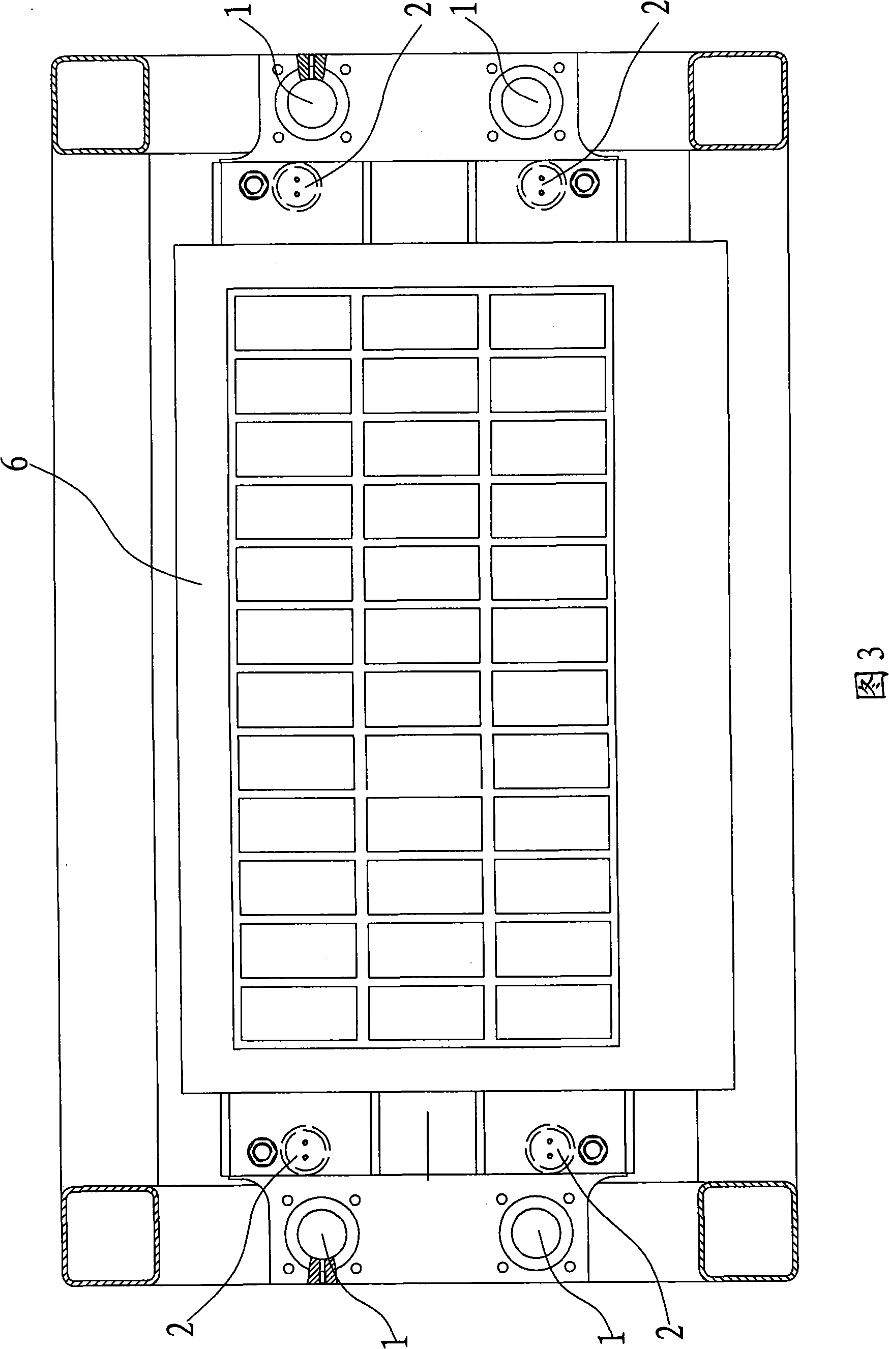 Shock-absorbing device of block shaper