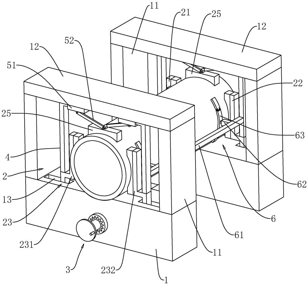 Pipeline positioning support for water supply and drainage engineering