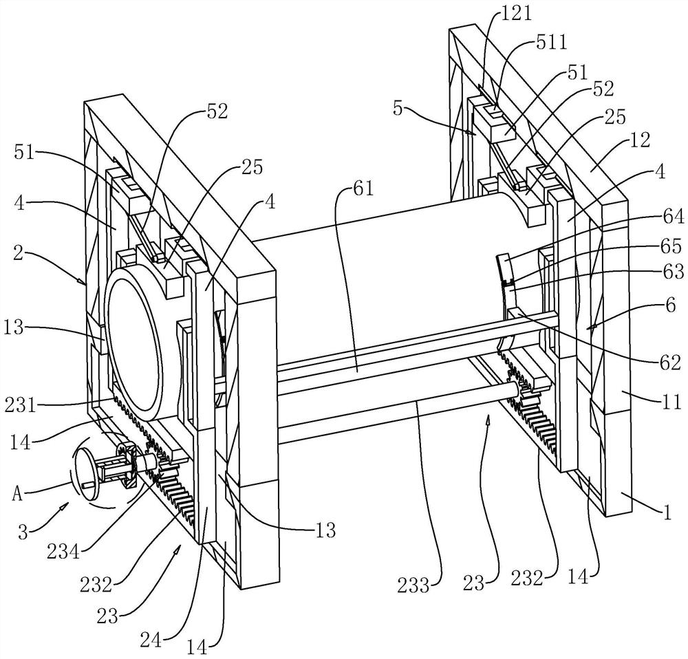 Pipeline positioning support for water supply and drainage engineering