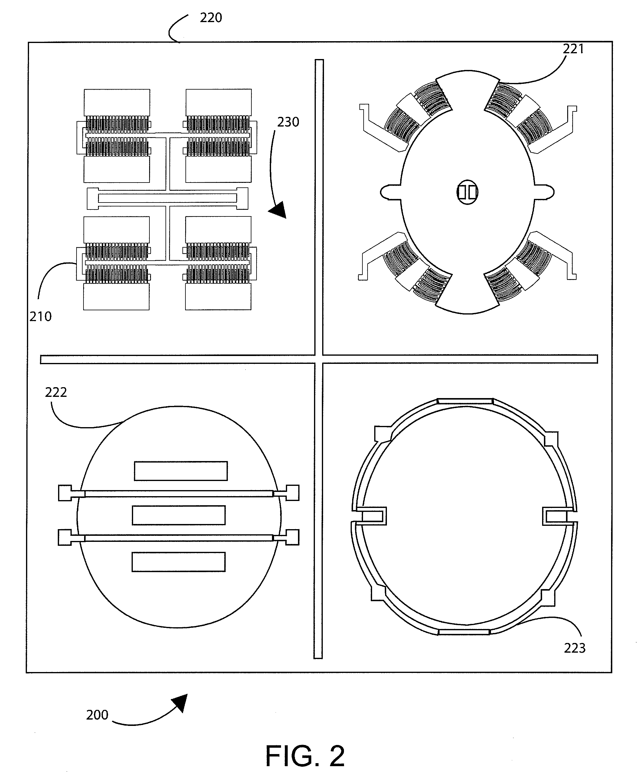 Integrated system on chip using multiple MEMS and CMOS devices