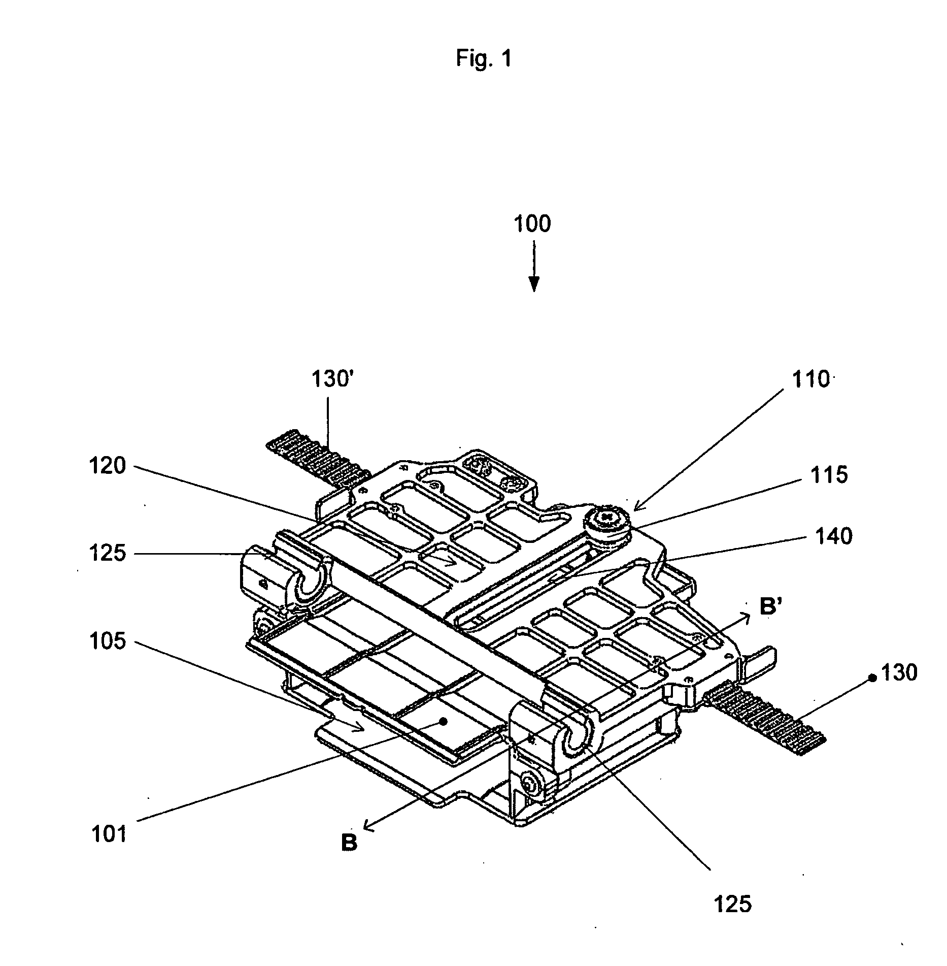 Static cam control of data tape transfer