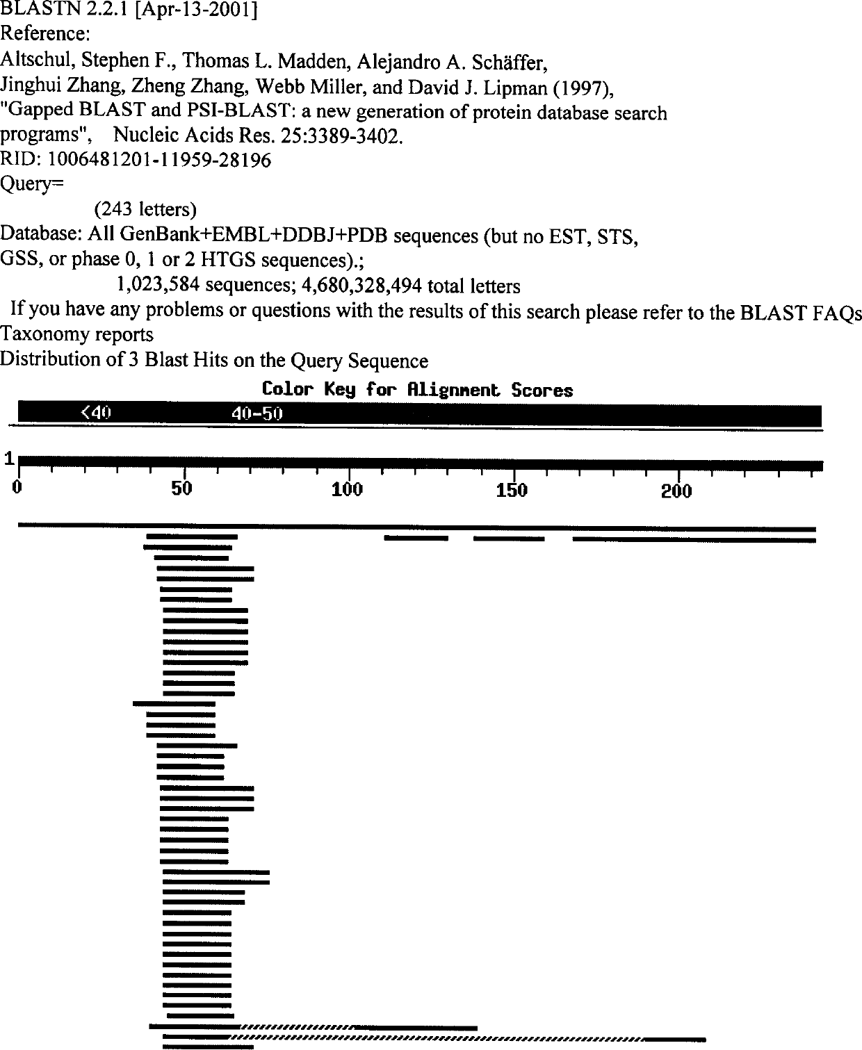 Specificity determination and application of one section of candida albicans DNA sequence