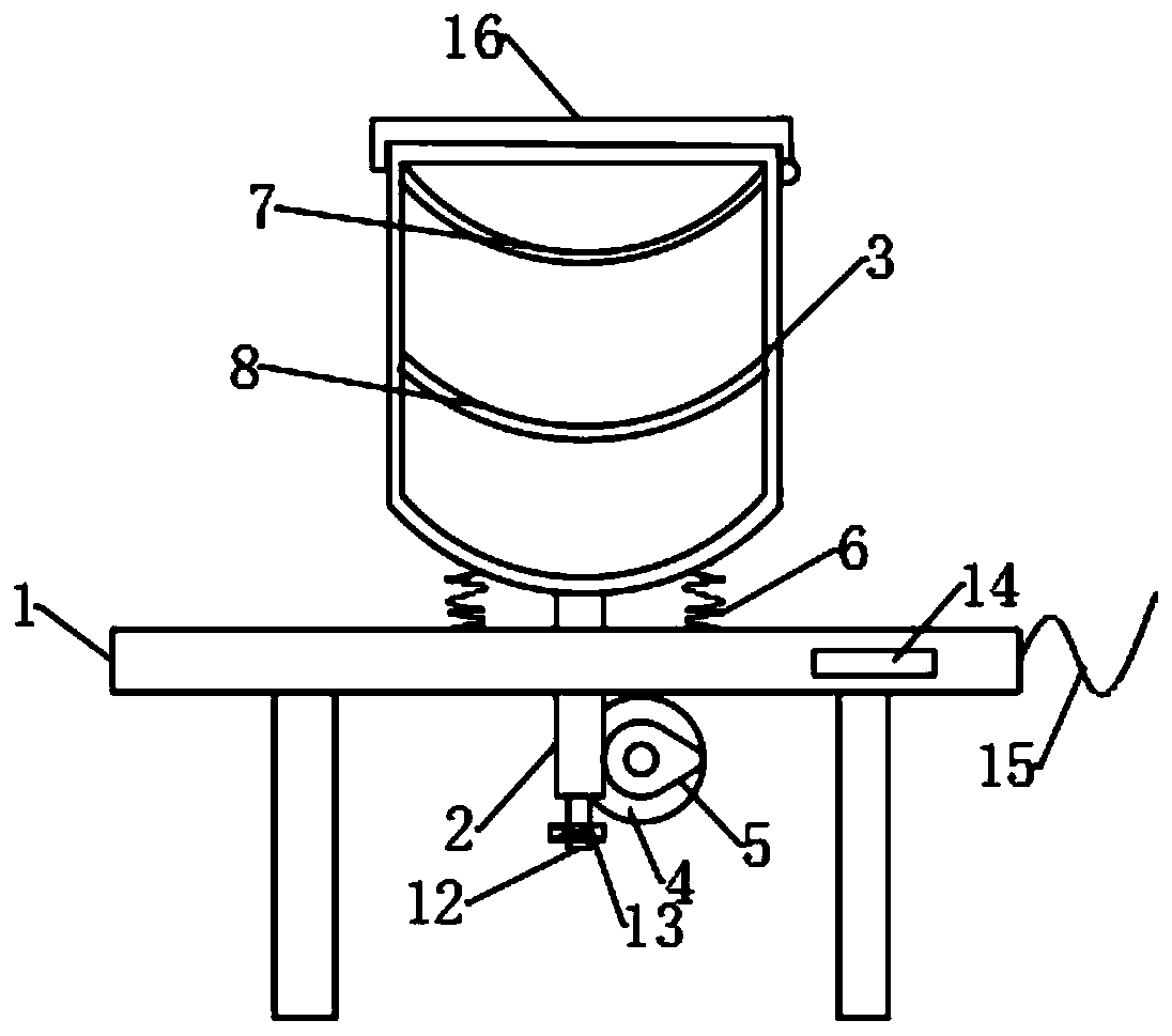 Saline-alkali soil improvement and salt elimination device