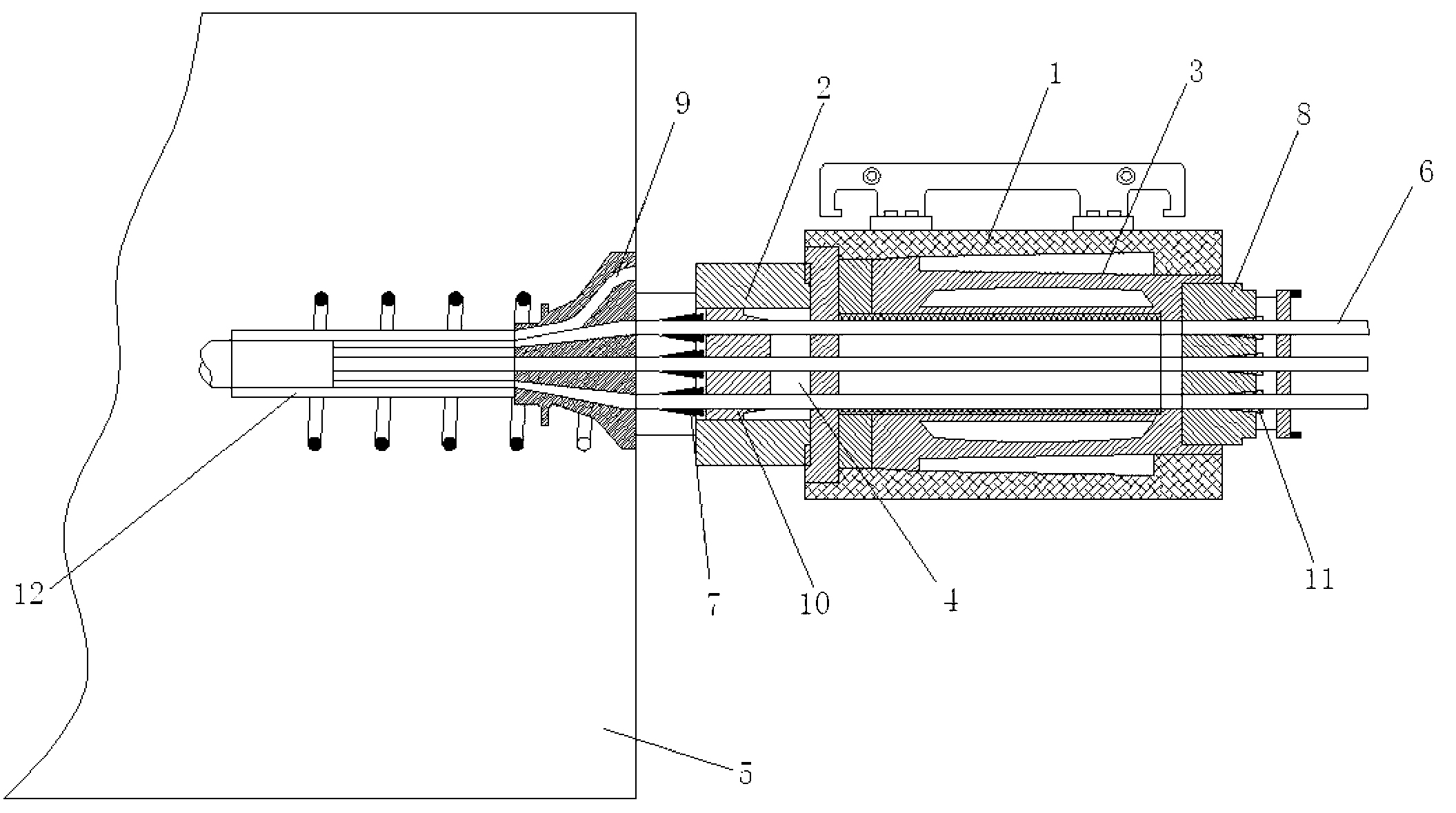 Resilience prevention bridge girder prestress tension device