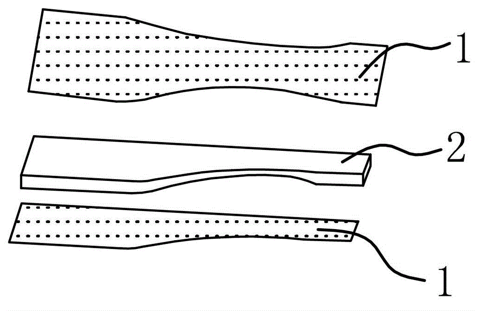 Surface treatment method of glasses leg