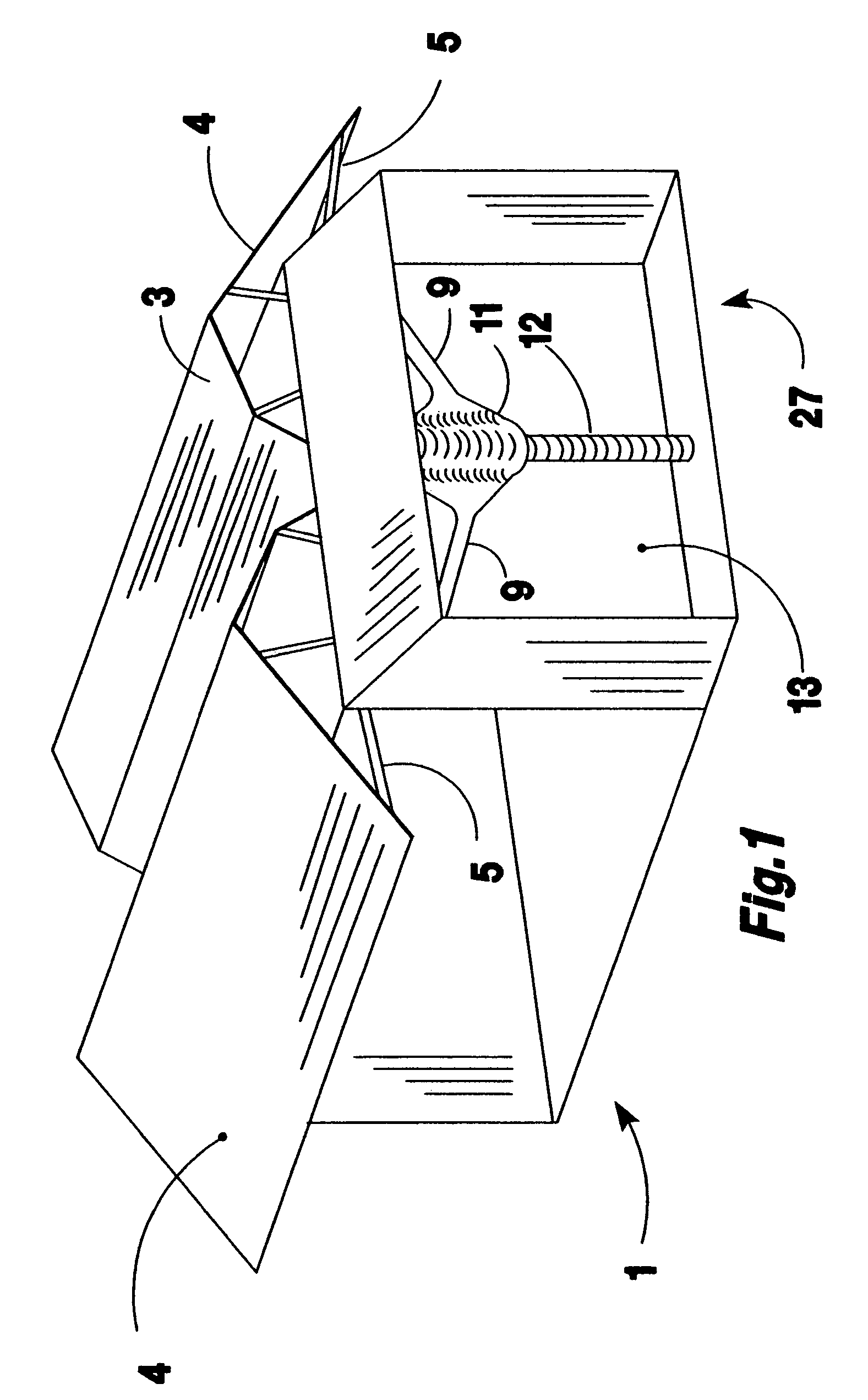 Side access container, garage, building, or shelter