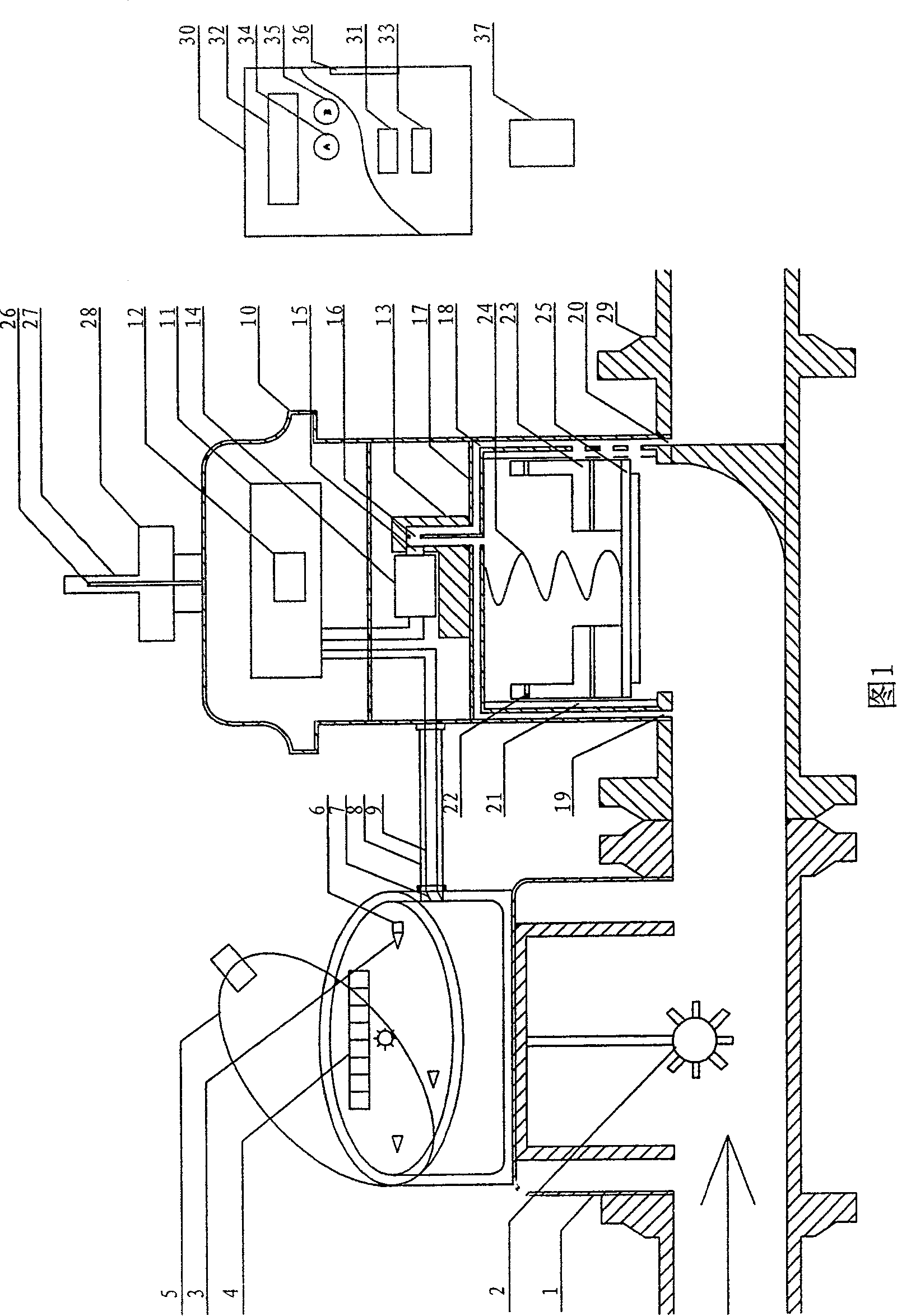 Single stable state piston type data transmission intelligent water meter