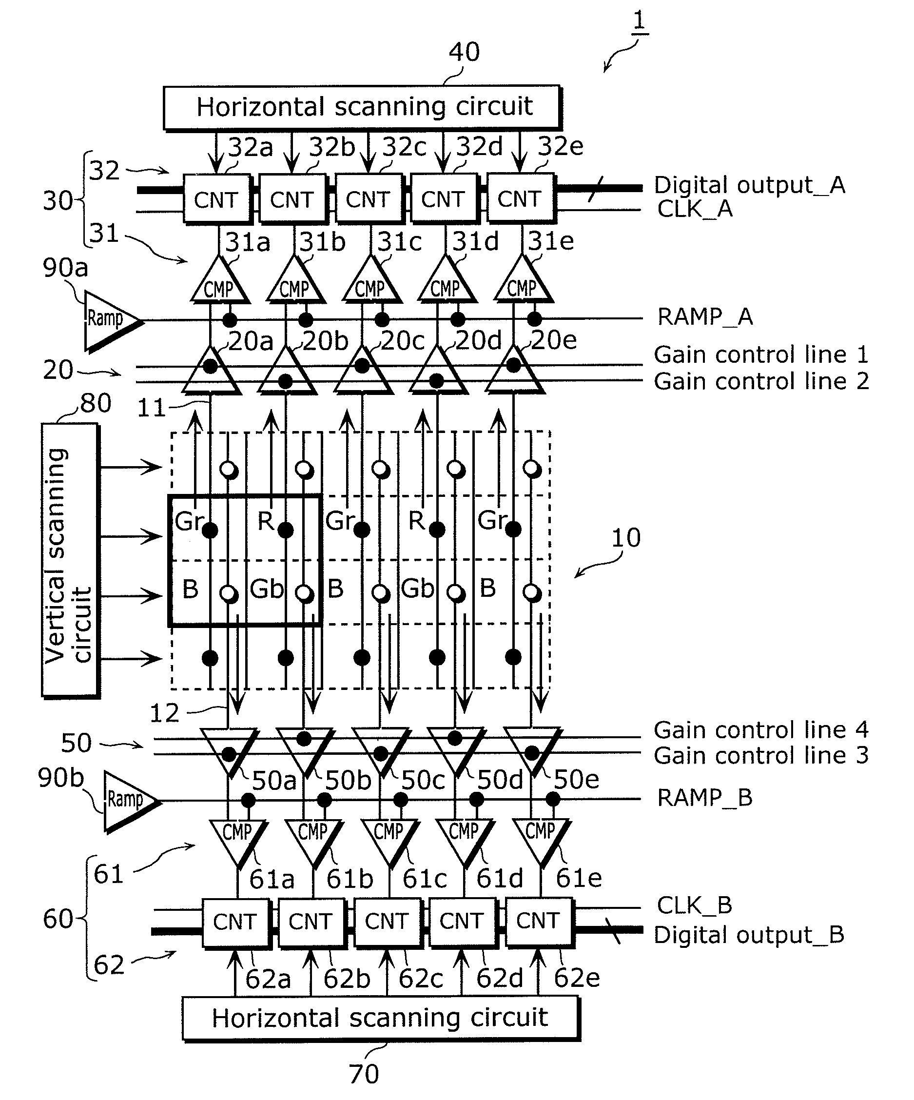 Solid-state imaging device, driving method thereof, and camera