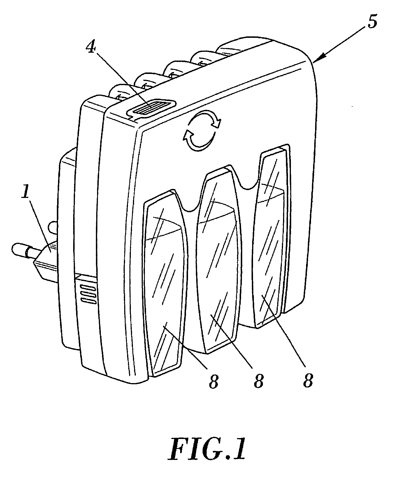 Vaporizer device of multi-fragrance volatile substances