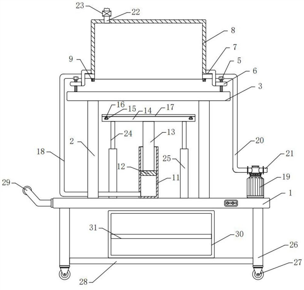 Engineering building material waterproof detection device and monitoring method thereof