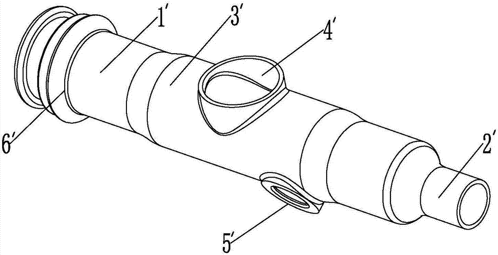 Automobile pipe port forming equipment and port forking method thereof