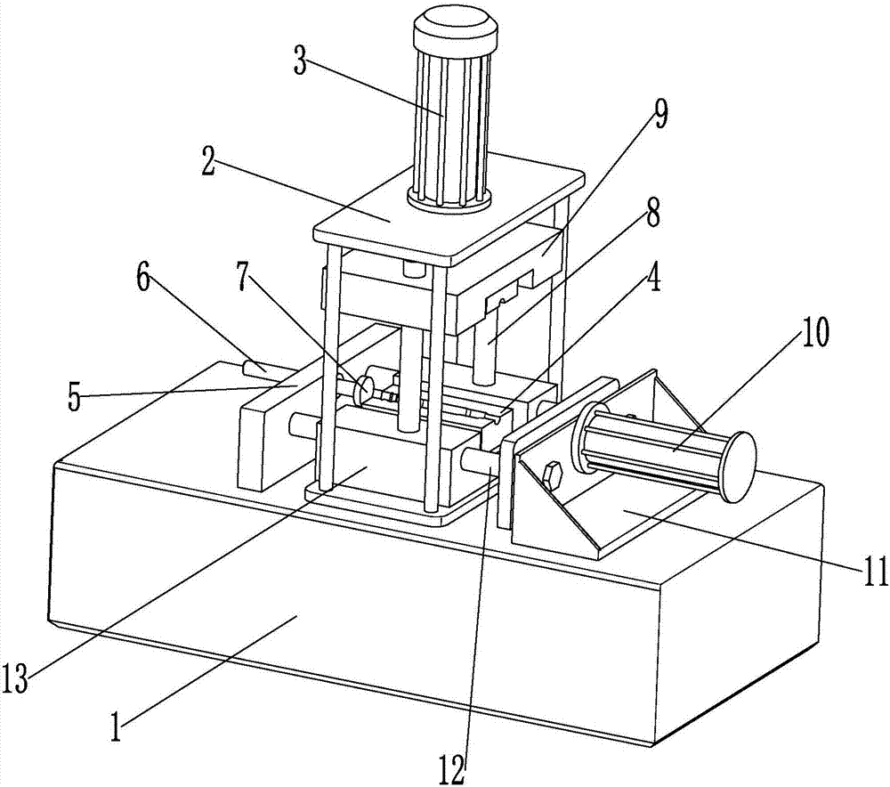 Automobile pipe port forming equipment and port forking method thereof