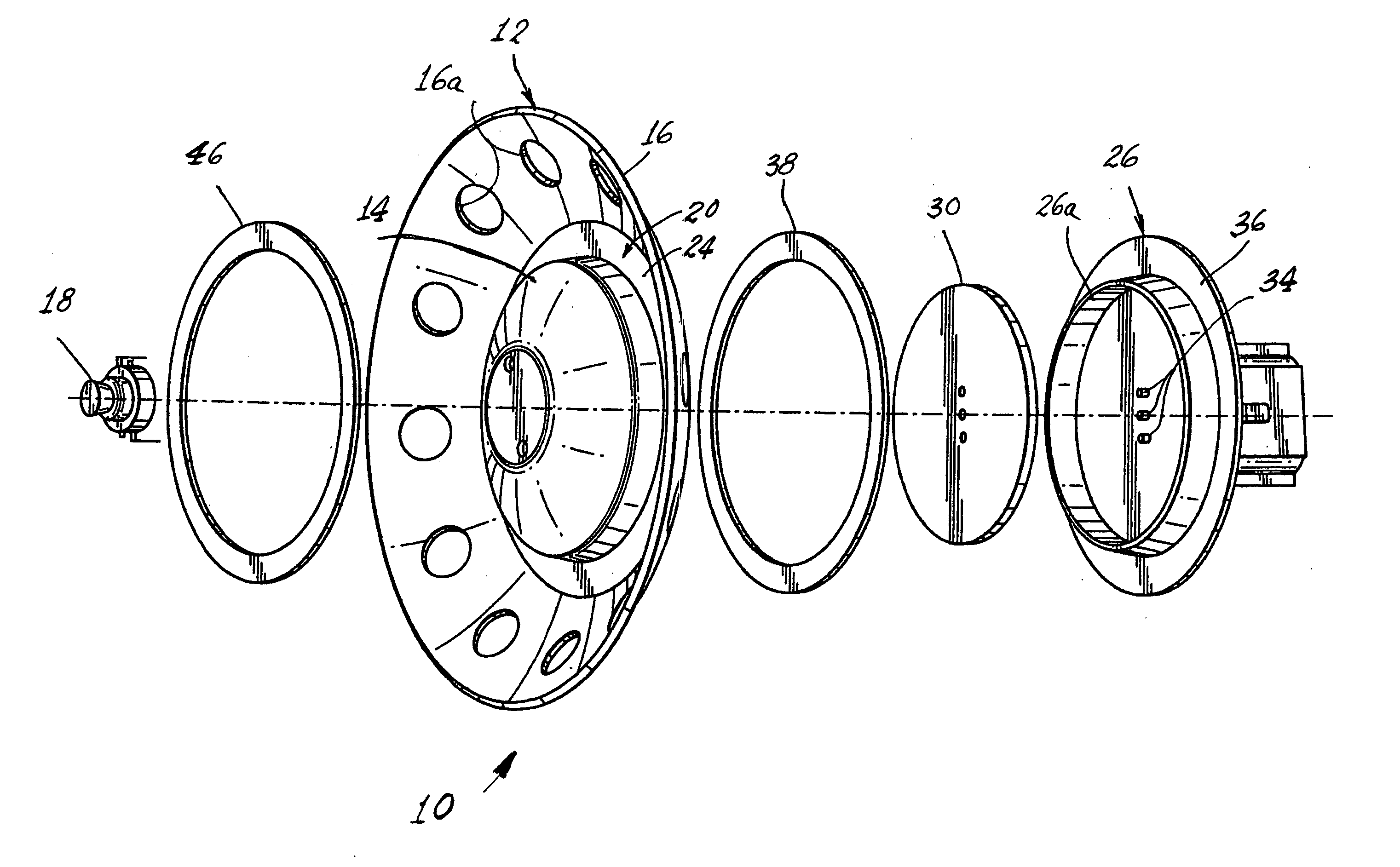 LED lamp and lamp/reflector assembly