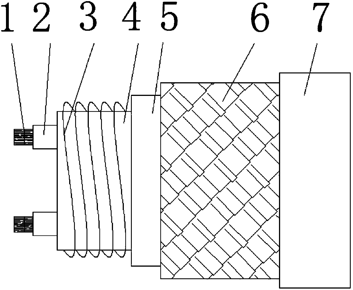 Parallel constant-power heat tracing band and manufacturing method thereof