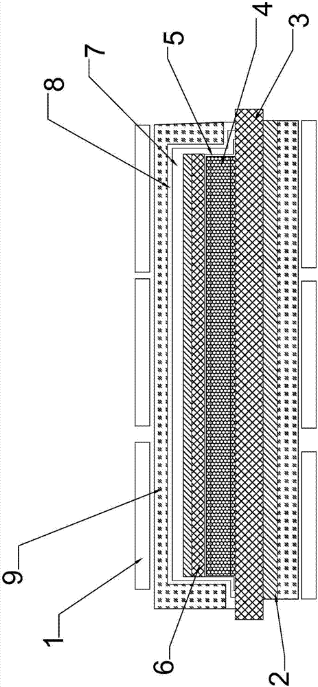 Fast curing method for sandwich structure composite material