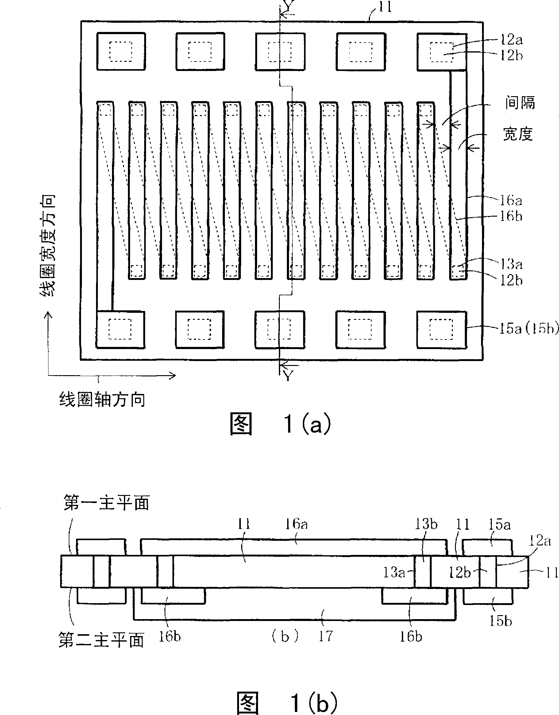 Microminiature power converter and thin film magnetic induction device thereof