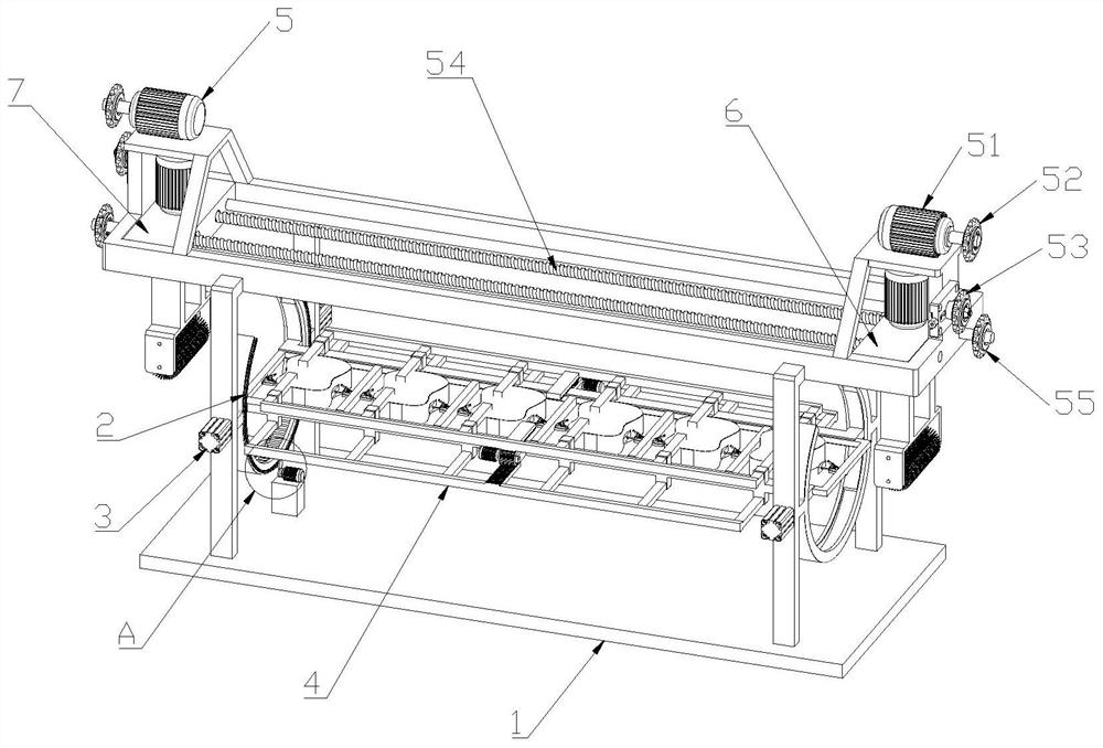 A kind of automatic polishing device for guitar plane