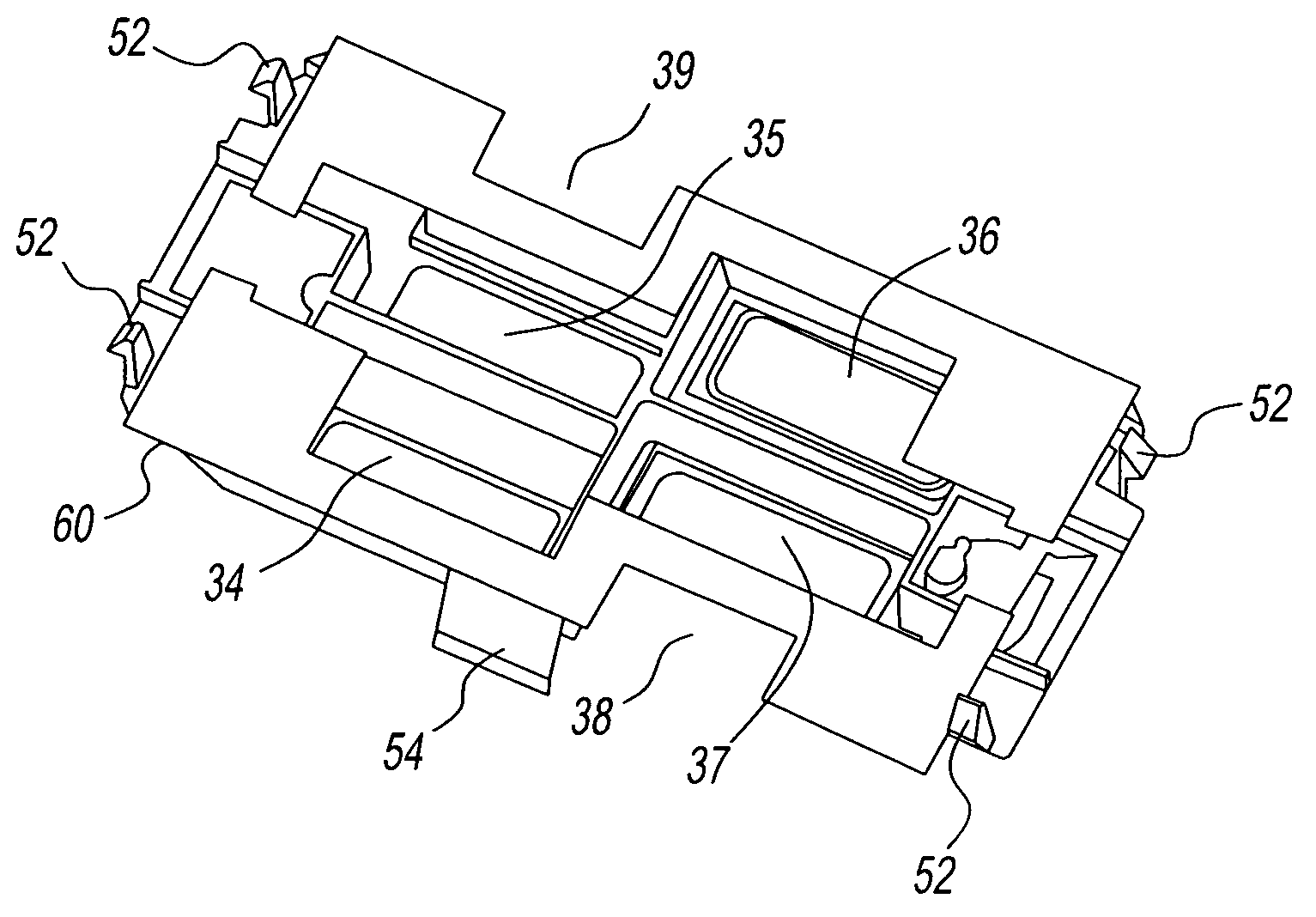 Press fit connection for mounting electrical plug-in outlet insulator to a busway aluminum housing