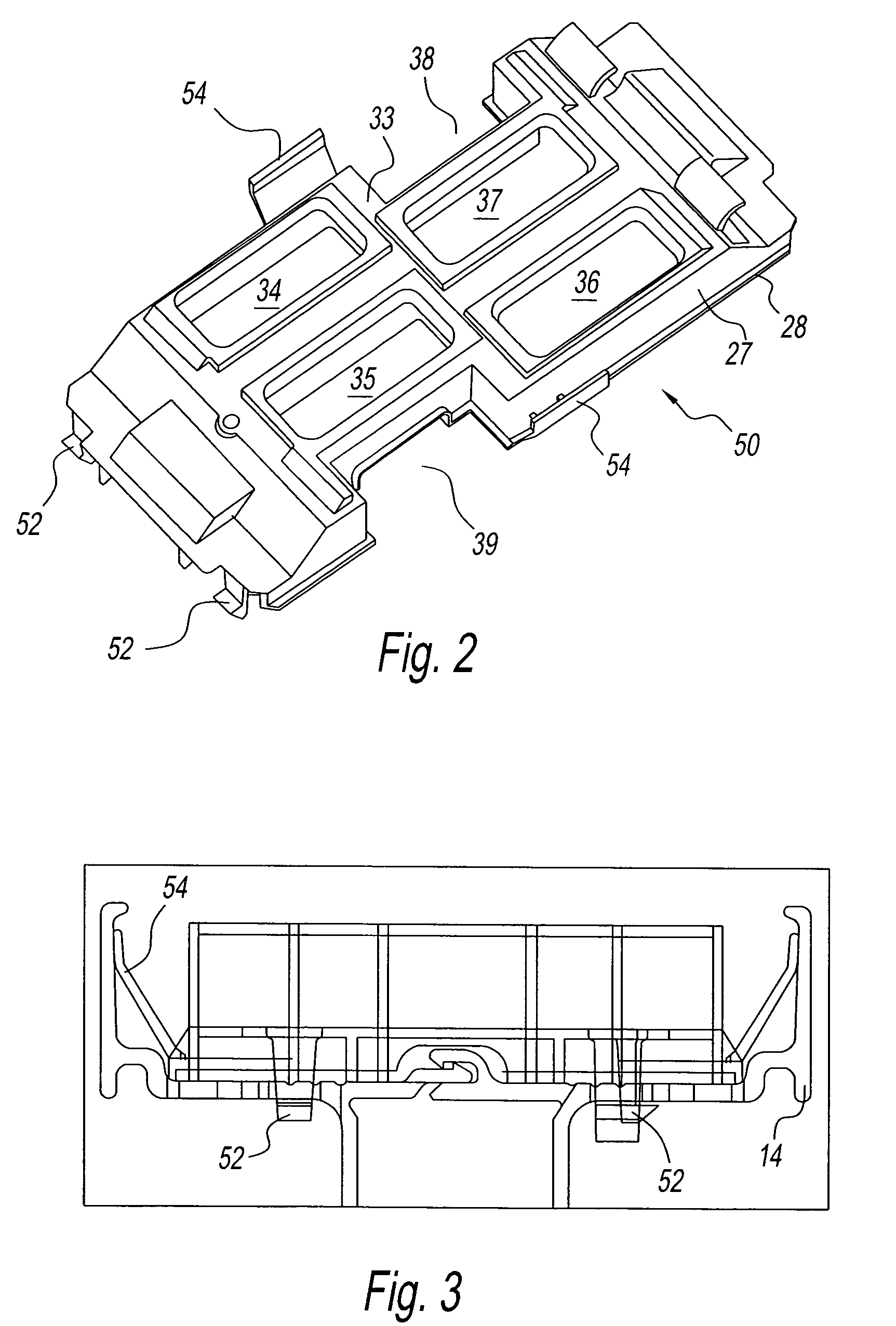 Press fit connection for mounting electrical plug-in outlet insulator to a busway aluminum housing