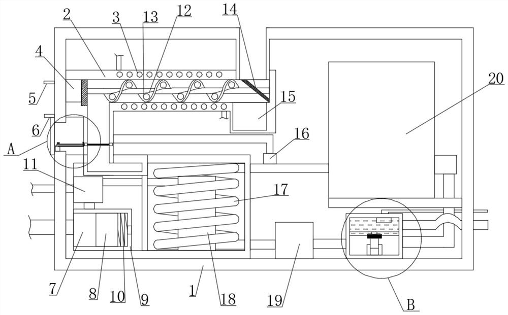 Efficient dust-free wall-hanging stove