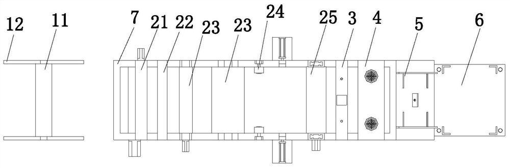 Laminating and edge covering device and process for automatic gold paper production line